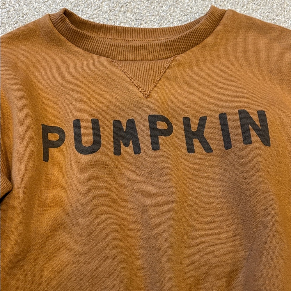 Little Co. Lauren Conrad Cozy Crewneck Sweatshirt - Caramel Brown - Picture 2 of 3
